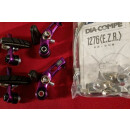 Dia Compe 987 Cantileverbremsen, VR+HR, inkl. Beläge usw, purple, made in Japan, NEU
