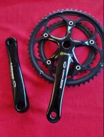 Shimano 105 FC-5502 Rennrad-Kurbeln, 39/53 Zähne,...