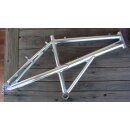 Elevated Chainstay ECS MTB-Rahmen, 7005er Alu, silber poliert, 46cm, NEU