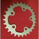 V2A Edelstahl Kettenblatt, 28 Zähne, 74mm Lochkreis,...