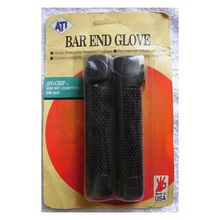 ATI Bar End Glove Griffe (Lenkergriffe mit Aussparung für Barends), schwarz, made in USA, NEU, OVP