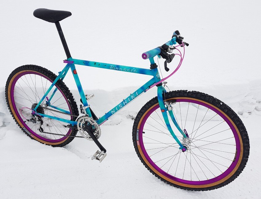 Cerchio MTB Shogun Stampede 26 Pollici – 36 Fori, Profilo V, Blu Turchese – NOS Nuovo Vecchio Stock