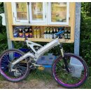Shogun Zero MTB Felge, 26", 32L, purple, nur 390g, NEU, Retro, NOS