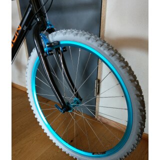 Shogun Stampede MTB Felge, 26", 32L, trkisblau, NEU, 29,99