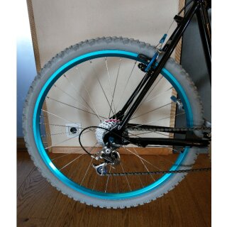 Shogun Stampede MTB Felge, 26", 32L, trkisblau, NEU, 29,99