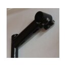 CrMo Vorbau, 1" Standard, ca. 115mm, 25°, integrierte Zugführung, schwarz glänzend, NEU