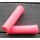 Gummi-Griffe, Made in Italy, Paar, Lagerspuren, Neon-Pink, NEU