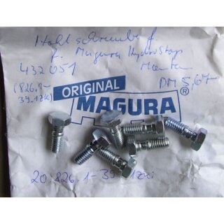 Magura Hohlschraube für Magura Hydrostop, silber, NEU