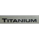 Titanium Schriftzug Rahmendekor, Einzelbuchstaben,...