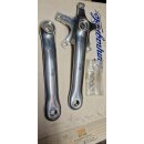 Campagnolo Euclid Kurbeln, ohne Kettenblätter/Schraubenabdeckung, 180mm, silber, NEU, OVP