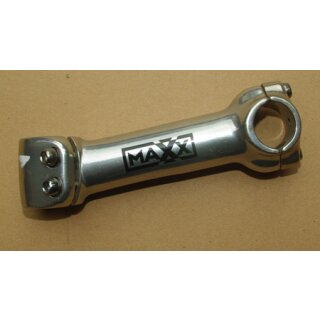 Maxx Vorbau, 1 1/8" Ahead, 130mm, ca. 10°, silber, NEU