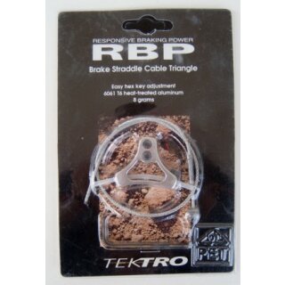 Tektro Triangles, inkl. Querzug, silber, NEU