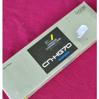 Shimano CN-HG70 Kette, 114 Glieder, 7/8-fach, NEU