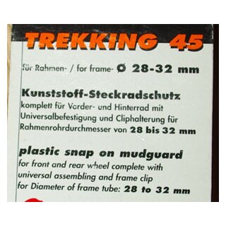 SKS Trekking 45 Schutzblech Set, schwarz, NEU, OVP