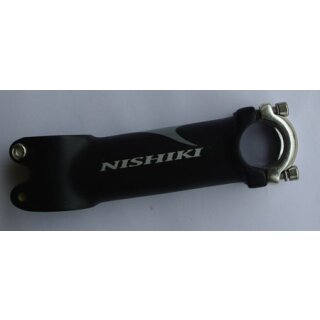 Nishiki Vorbau, 1 1/8“ Ahead, 100mm, 5°, schwarz, NEU, leichte Lagerspuren