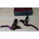 Dia Compe PC-8 Power Levers Bremshebel, mit Bremskraftverstärker, für Cantileverbremsen, purple, NEU, OVP