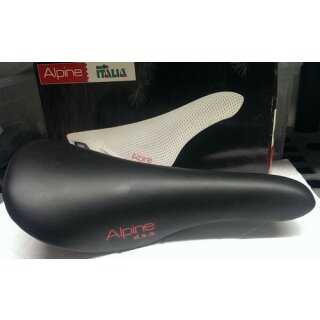 Selle Italia Alpine d.s.a. Sattel, Baujahr 1991, gefedert, schwarz, NEU