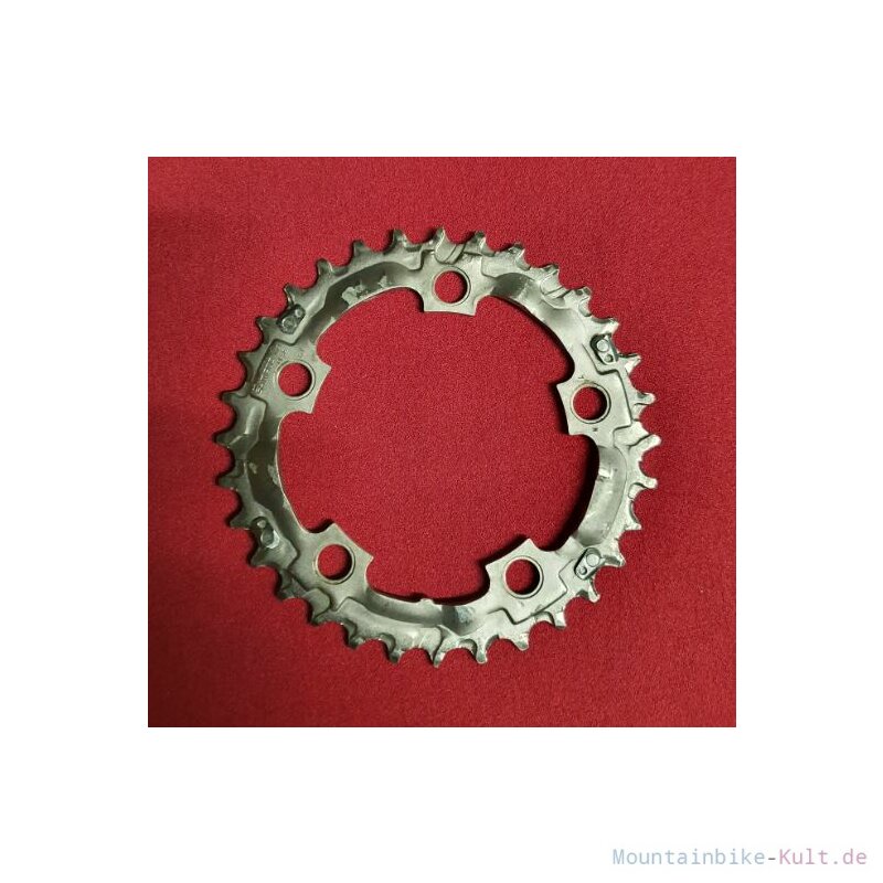Shimano SGX M9 Kettenblatt, 32 Zähne, silber, gebraucht im guten Zus