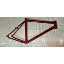 US Bikes Alurahmen, Alu 7005, 53cm, rot, deutliche Lagerspuren, ohne Schaltauge, NEU