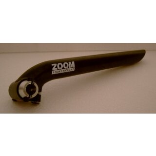 Zoom Light Weight Sattelstütze, CrMo, 350mm, 30,0mm, schwarz, NEU