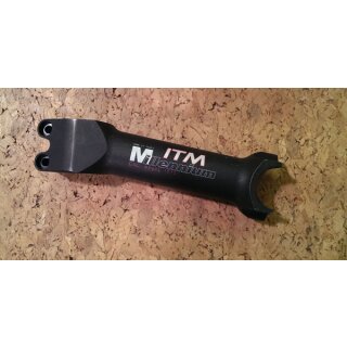 ITM Millennium Rennrad Vorbau, 1 1/8" Ahead, 130mm, -10°, 26,0mm Lenkerklemmung, ohne Front-Klemmung/Schrauben, NEU