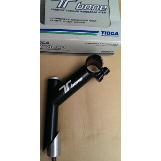 Tioga T-Bone Vorbau, 1", 70mm, 25°, schwarz, NEU in Originalverpackung