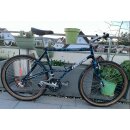 Kalloy Rennrad-Sattelstütze, 27,0mm, 300mm Länge, titan-grau,  NEU