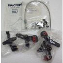 Dia Compe 987 cantilever brakes, front+rear, incl. pads etc. black, NEW