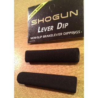 Shogun Lever Dip Bremshebel-Überzüge, Moosgummi, 70mm (für 3/4-Finger Bremshebel), NEU