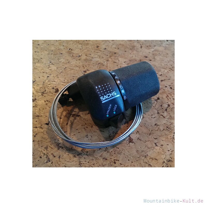 Poignées De Vélocipède Changeurs De Vitesse Sachs Power Grip Wavey Twist - 7 Vitesses (Occasion)