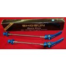 Shogun Quick Stick Schnellspanner, Vorderrad+Hinterrad, blau, NEU