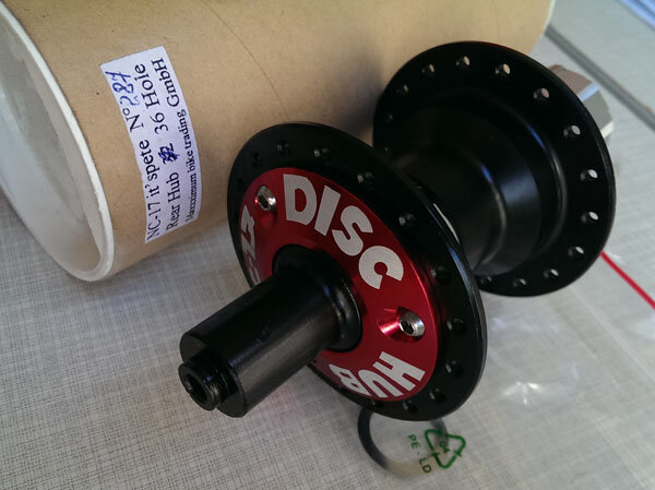 Mozzo Ruota Anteriore NC-17 Its Pete Disc 20mm 32 Fori Nero