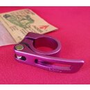 Acor Sattelklemme und Spanner, 28,6mm, purple