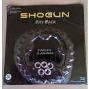 Shogun Bite Back Stahl Kettenblatt, 74mm Lochkreis, 26 Zähne, schwarz, NEU