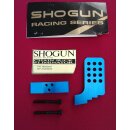 Shogun Chain Suck Eliminator Anti Chainsuck-Platte, CNC-gefräßt, blau, NEU
