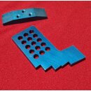 Shogun Chain Suck Eliminator Anti Chainsuck-Platte, CNC-gefräßt, blau, ohne Schrauben, NEU