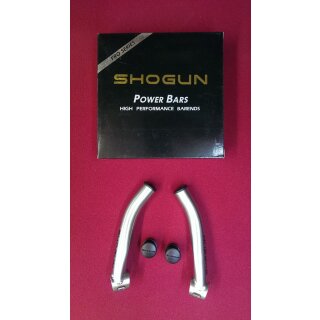 Shogun Powerbar Ergo Barends, CrMo, kurz, titan-Finish, NEU