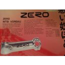 Shogun Zero Ahead Alu Vorbau, 1 1/8“, 130mm, 10°, silber, NEU