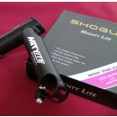 Shogun Mighty Lite Vorbau, CrMo, 1", 120mm, 10° schwarz, NEU