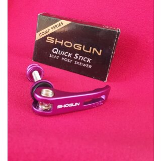 Shogun Quick Stick Sattelstützenspanner, CrMo, purple, NEU, OVP