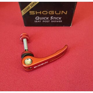 Shogun Quick Stick Sattelstützenspanner, M6, CrMo, rot, NEU, OVP
