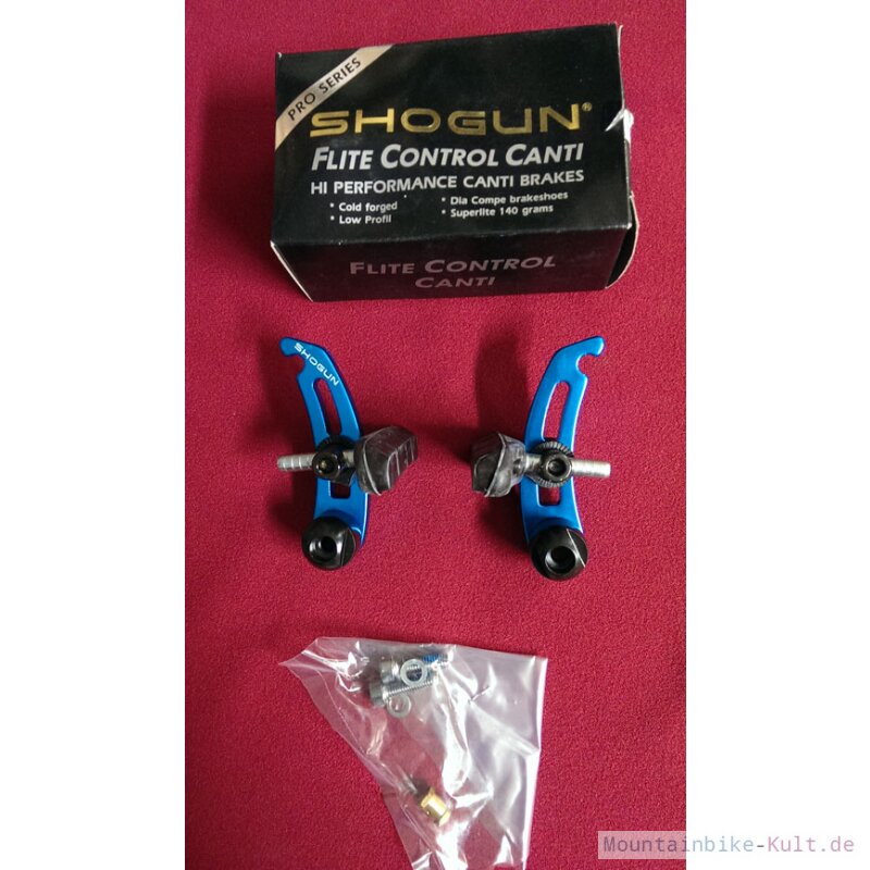 Shogun Flite Controls Cantilever-Bremsen, Paar, hinten, blau, NEU, 27,99 €
