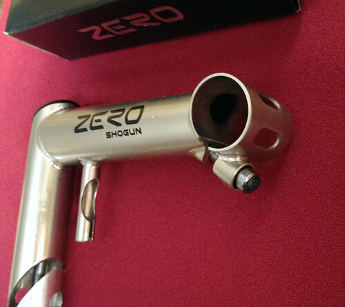 Shogun Zero CrMo Vorbau, 1 1/4“, 150mm, 0°, inkl. Bremszuggegenhalter