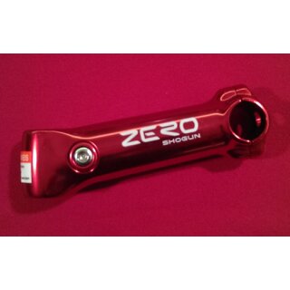 Shogun Zero Ahead Alu Vorbau, 1 1/8“, 130mm, 10°, rot, NEU