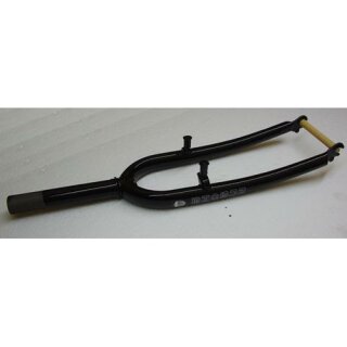Shogun Zero CrMo Gabel, 1 1/4" Ahead, 260mm Schaftlänge, triple butted Japan, schwarz, NEU