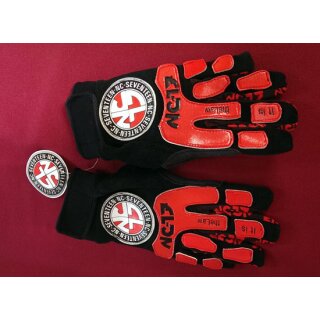NC-17 DH-Pump-IT Handschuhe, Größe M, schwarz/rot, NEU