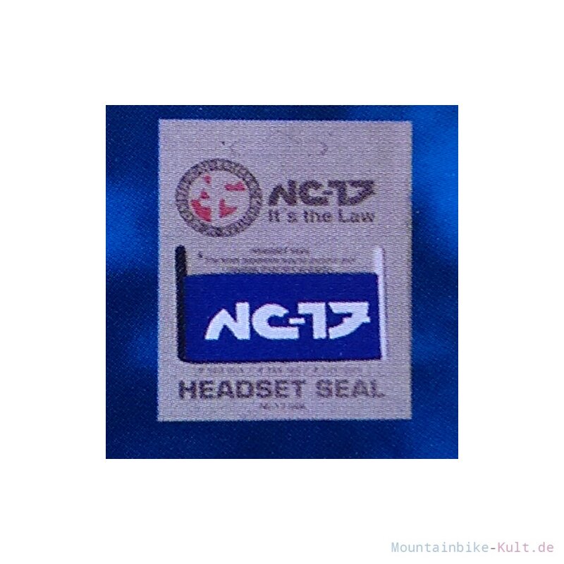 NC-17 NC-17 Universal Schutzh&uuml;llen F&uuml;r E-Bike Lenker &amp; Fahrrad Sattel│Modell 2023 -, Nero, 4356