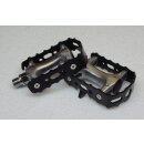 Bärentatzen Pedale, Alu mit CrMo-Achse, schwarz, NEU