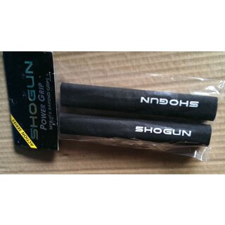 Shogun Power Grip II Barendgriffe, Barendüberzüge, schwarz, 240mm Länge, NEU