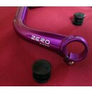 Shogun Powerbar Zero Barends, Alu, superleichte 120g, lang, purple, NEU
